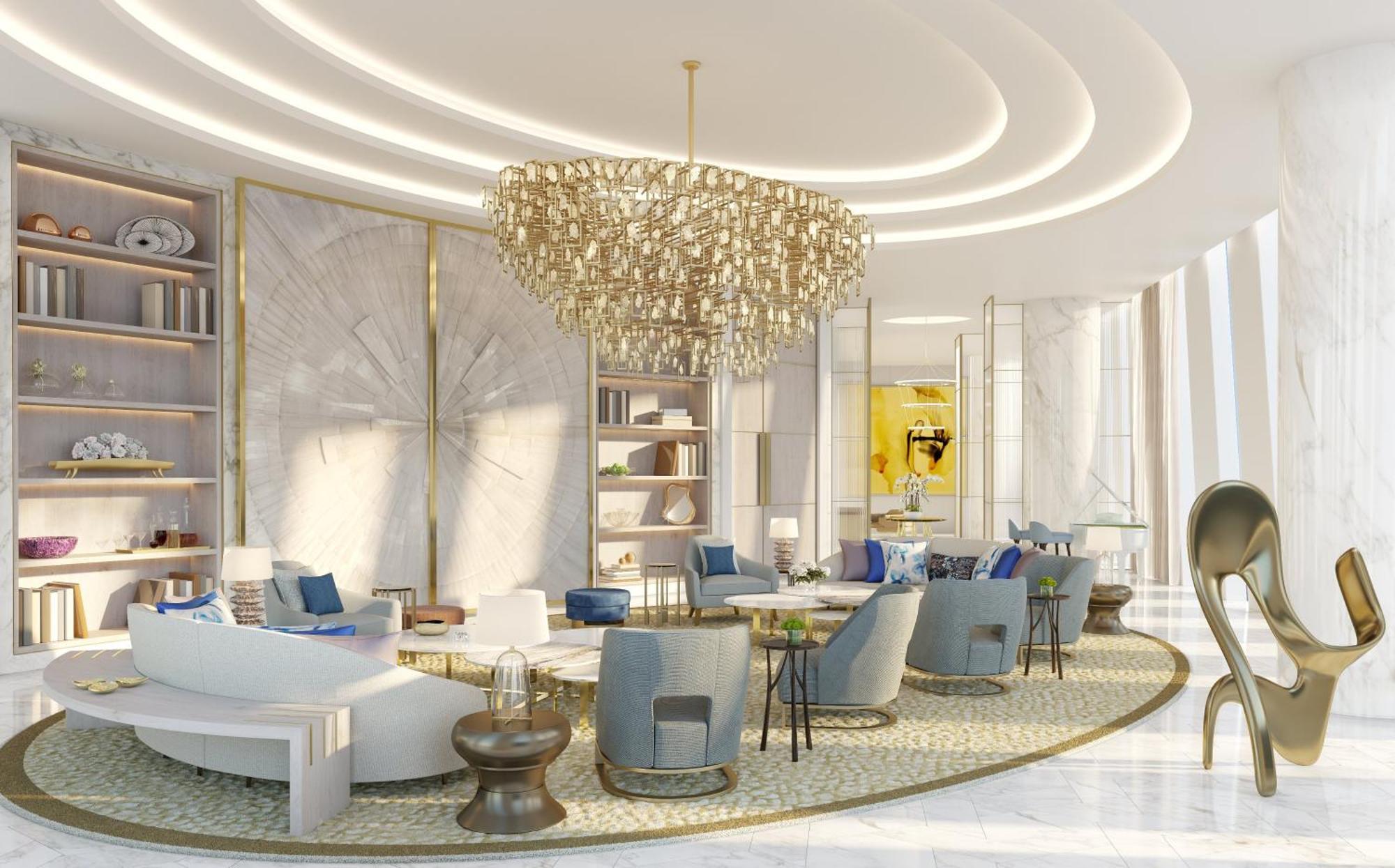 Отель Mandarin Oriental Downtown, Дубай Экстерьер фото