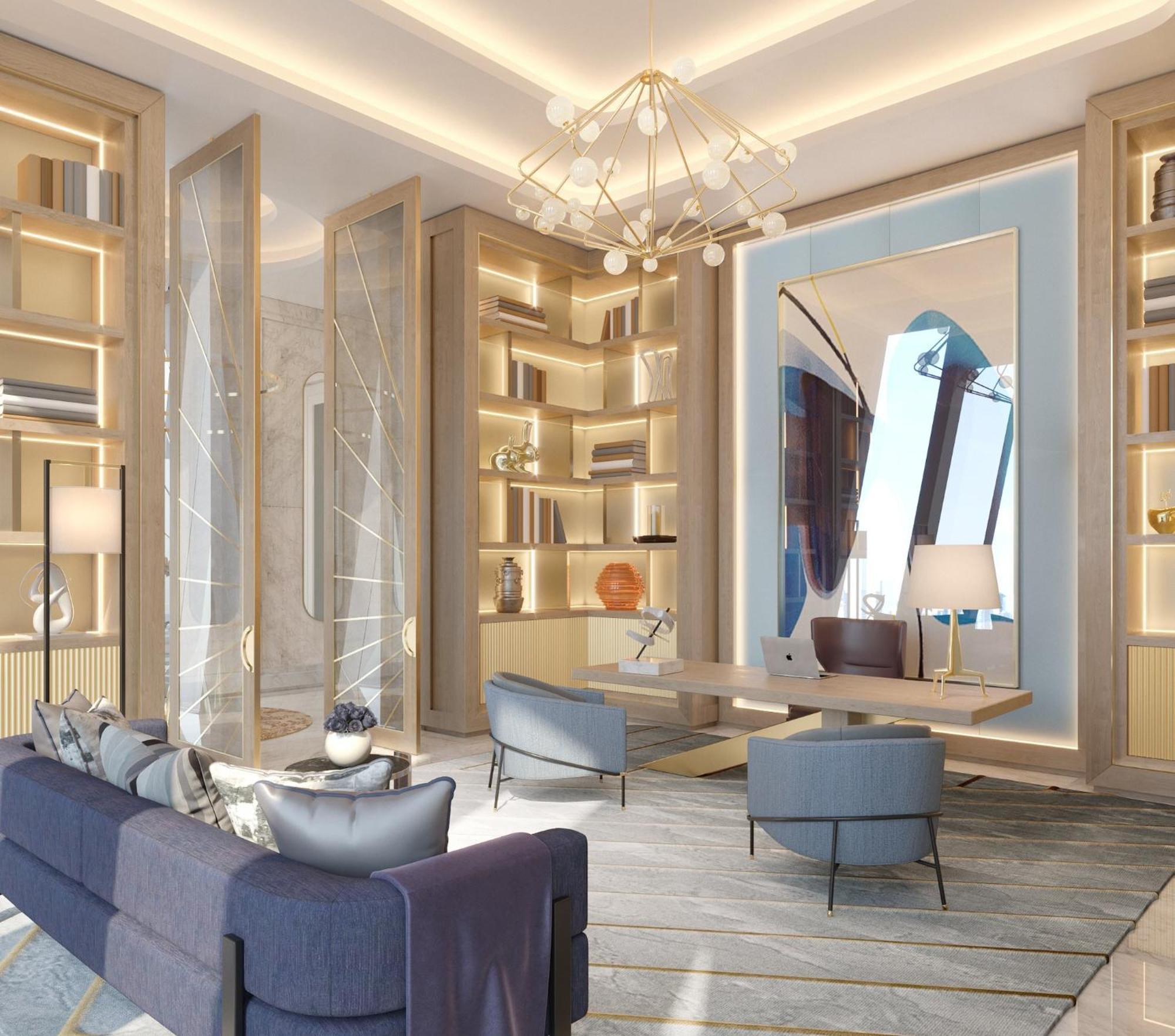 Отель Mandarin Oriental Downtown, Дубай Экстерьер фото