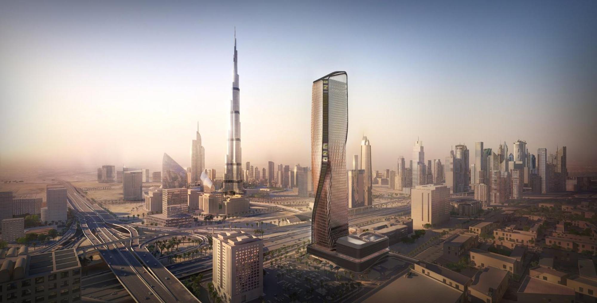 Отель Mandarin Oriental Downtown, Дубай Экстерьер фото